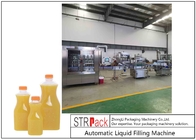 PLC Kontrollü Meyve Suyu / Bahar / Yapıştır Tipi İçin Özelleştirilmiş Çok Fonksiyonlu Sıvı Dolum Makinesi