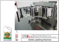 Ön ve Arka Panel Etiketleri İçin Kendinden Yapışkanlı Otomatik Şişe Etiketleme Makinesi