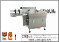 Kağıt Etiket için Otomatik Cam Şişe Etiketleme Makinesi / Islak Tutkal Etiketleme Makinesi