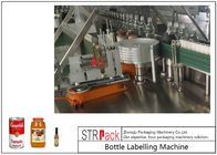 Kağıt Etiket için Otomatik Cam Şişe Etiketleme Makinesi / Islak Tutkal Etiketleme Makinesi