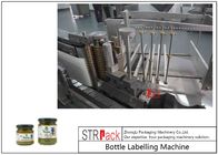 Yuvarlak Bitkisel Yağ Şişesi İçin Islak Tutkal Kağıtlı Teneke Şişeler Soğuk Tutkal Etiketleme Makinesi