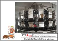 Çok Kafa Ölçekli ve Metal Dedektör Makinesi ile Pet Food Doypack Çanta Premade Kese Paketleme Makinesi