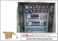 250ML-2L Yuvarlak Şişe Karton Ambalaj için Sıvı Dolum Hattı Karton Paketleme Makinesi