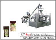 Chia Tohumları Protein Tozu Süt Tozu Stand-up Fermuarlı Kese Önceden Yapılmış Kese Paketleme Makinesi