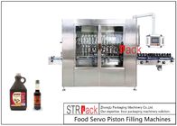 Worcester Sos Gıda Şişesi için Otomatik Lineer Piston Dolum Makinesi
