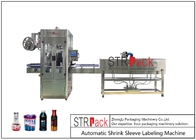 150BPM Otomatik Şişe Etiketleme Makinesi Shrink Sleeve 2.5KW