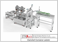 STR-ALS Şişe Etiketleme Makinası Kapaklı Konteyner Etiketleme Makinesi 95 - 120 Adet/Dk