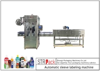 PVC / PET Şişe Otomatik Kol Etiketleme Makinesi 150 Şişe / Dakika