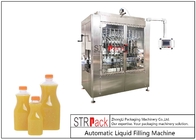 PLC Kontrollü Meyve Suyu / Bahar / Yapıştır Tipi İçin Özelleştirilmiş Çok Fonksiyonlu Sıvı Dolum Makinesi