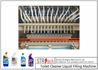 Jel Su için 12 Kafa Otomatik Sıvı Dolum Makinesi Anti Korozif 0.5-1L 3600BPH