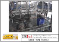 Pestisit Kimyasalları ve Gübre Otomatik Sıvı Dolum Makinesi için Net Ağırlık 6 Kafa Sıvı Dolum Makinesi