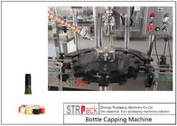 Tek Kafa Şişe Kapatma Makinesi / ROPP Alüminyum Vidalı Kapak Sıkma Makinesi