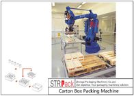 Sanayi Gıda Kimyası İstifleme için Otomatik Karton Robot Paletleme Sistemi