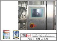 Tek Kafa Süt Tozu Paketleme Makinesi Teneke Kutu / Şişe İçin Yüksek Hassasiyet