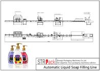 Sıvı Sabun Şişesi Dolum Hattı Otomatik Şampuan Dolum Makinesi Kararlı Çalışma
