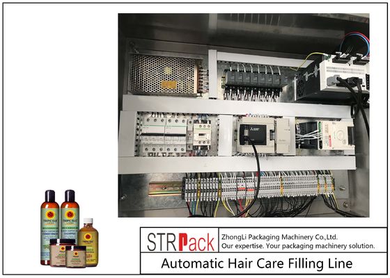 Duş Jeli Şişe Dolum Hattı Şampuan Dolum Hattı Sabit Voltaj 12 Ay Garanti